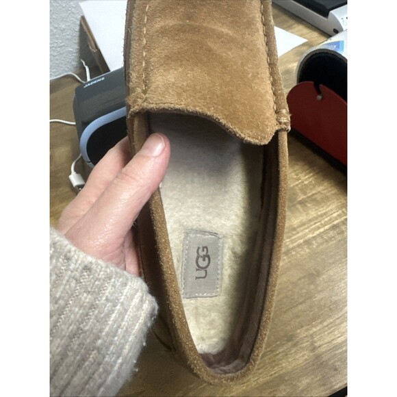 UGG Australia Alder Suede Slipper for Men, Size US 9 - Chestnut Indoor/Outdoor main image 8